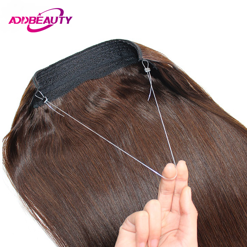 Monofilament Line - Straight Fishing Line Human Hair Extensions
