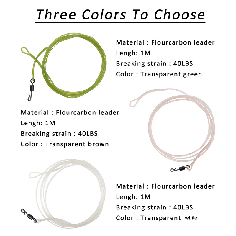 3Pcs/5pcs 40LB Carp fishing le - Fluorocarbon Line 리뷰 및 가격