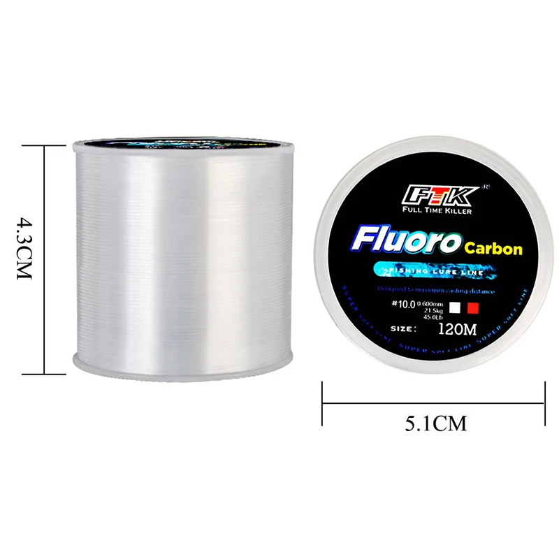 120M Fishing Line 0.14mm-0.6mm - Fluorocarbon Line 리뷰 및 가격