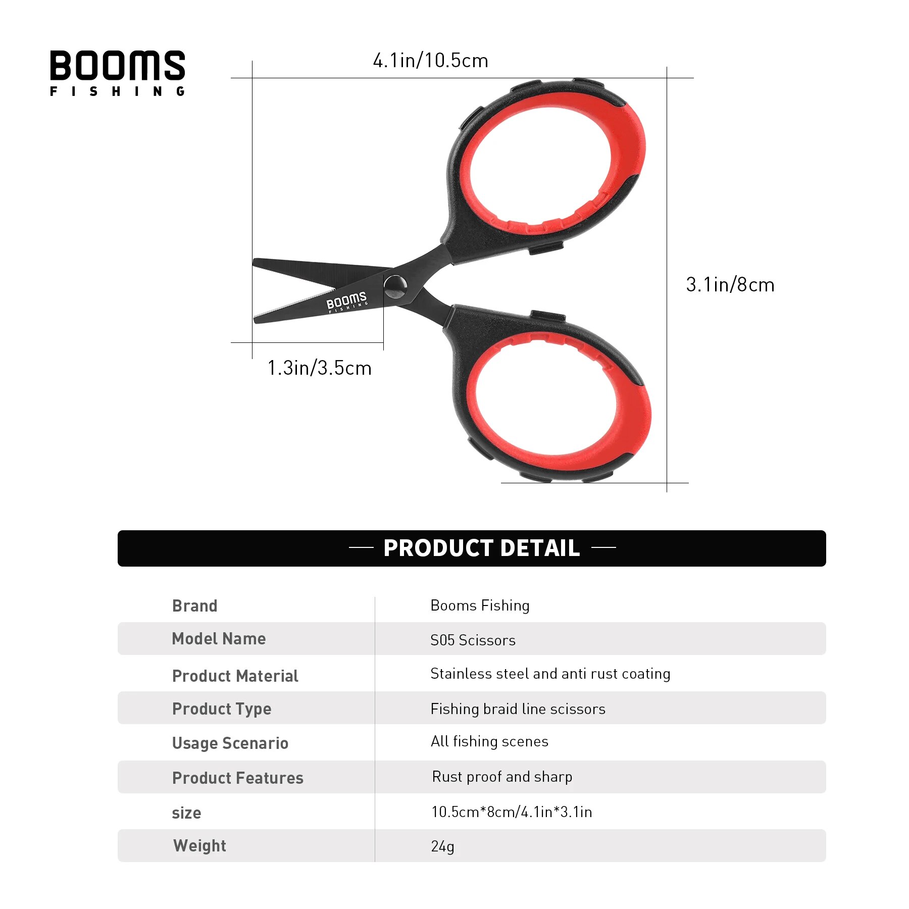 Booms Fishing S05 Braid Wire S - Fishing Line Cutter 리뷰 및 가격