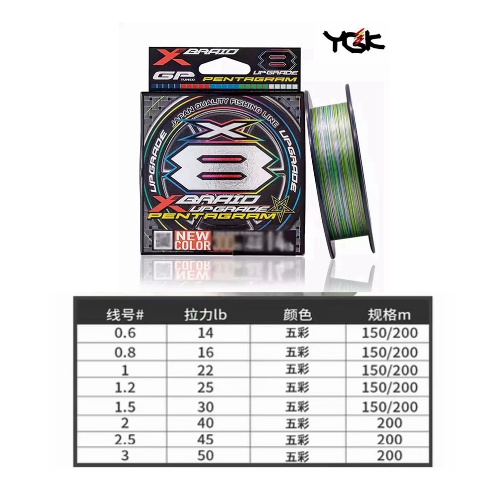 YGK X BRAID Upgrade X8 PENTAGR - Ice Fishing Line 리뷰 및 가격
