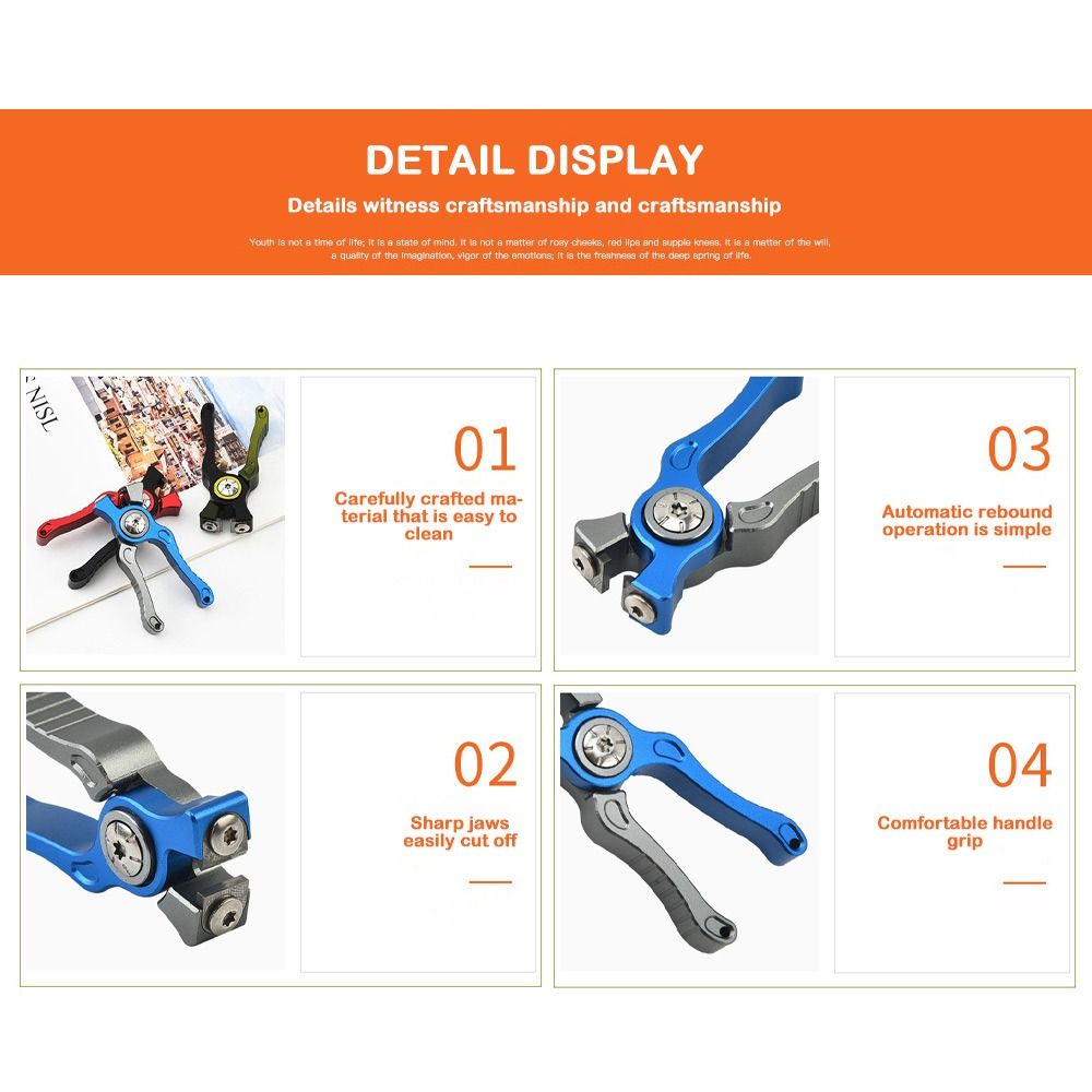 Aluminum Alloy Fishing Pliers  - Fishing Line Cutter 리뷰 및 가격