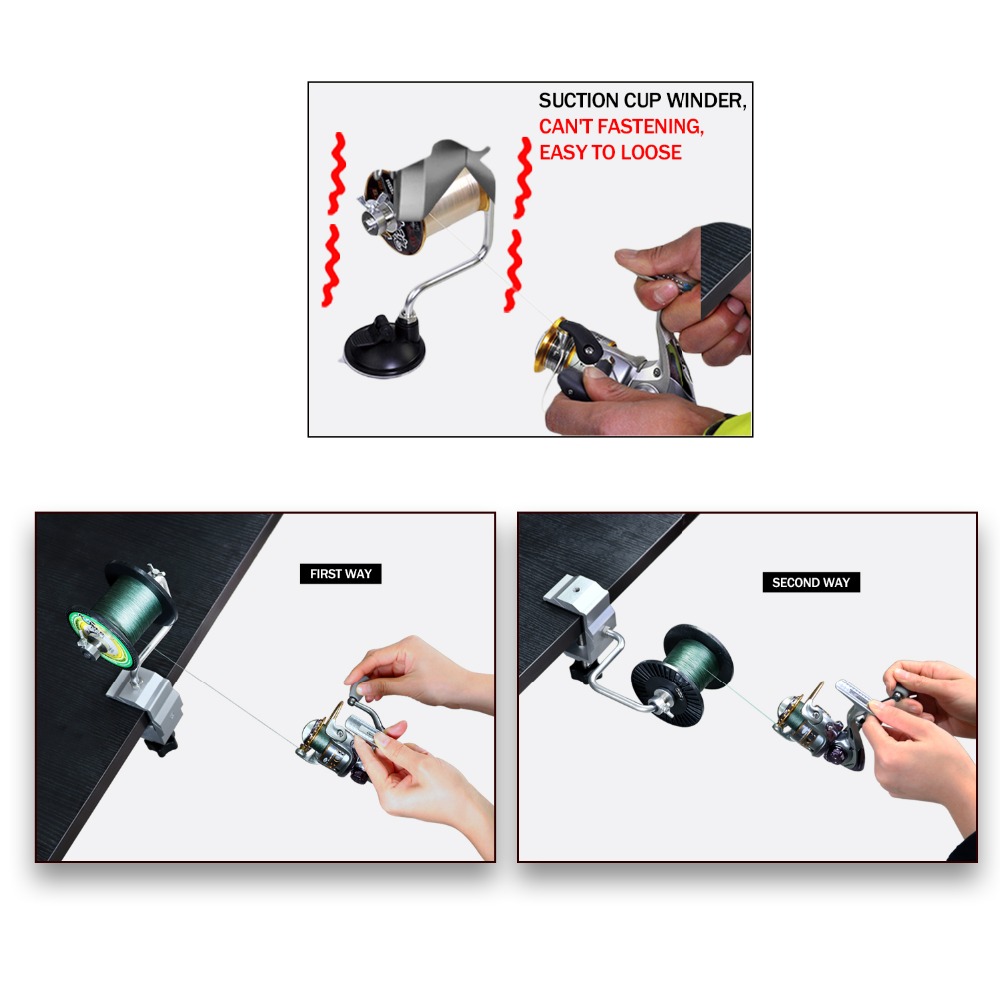 1pcs Portable Aluminum Fishing - Fishing Line Spooler 리뷰 및 가격
