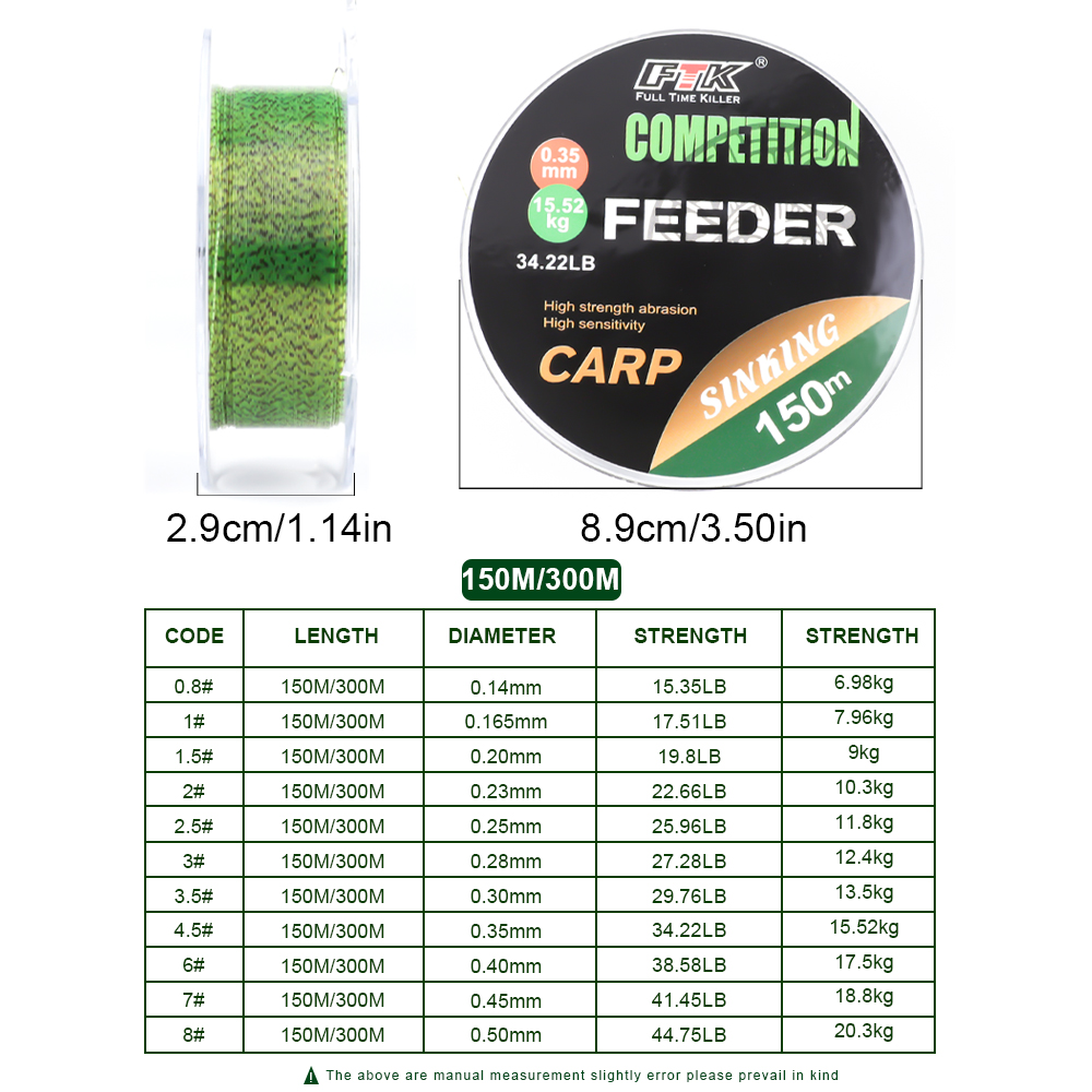 FTK  3D Invisible Carp Fishing - Copolymer Line 리뷰 및 가격