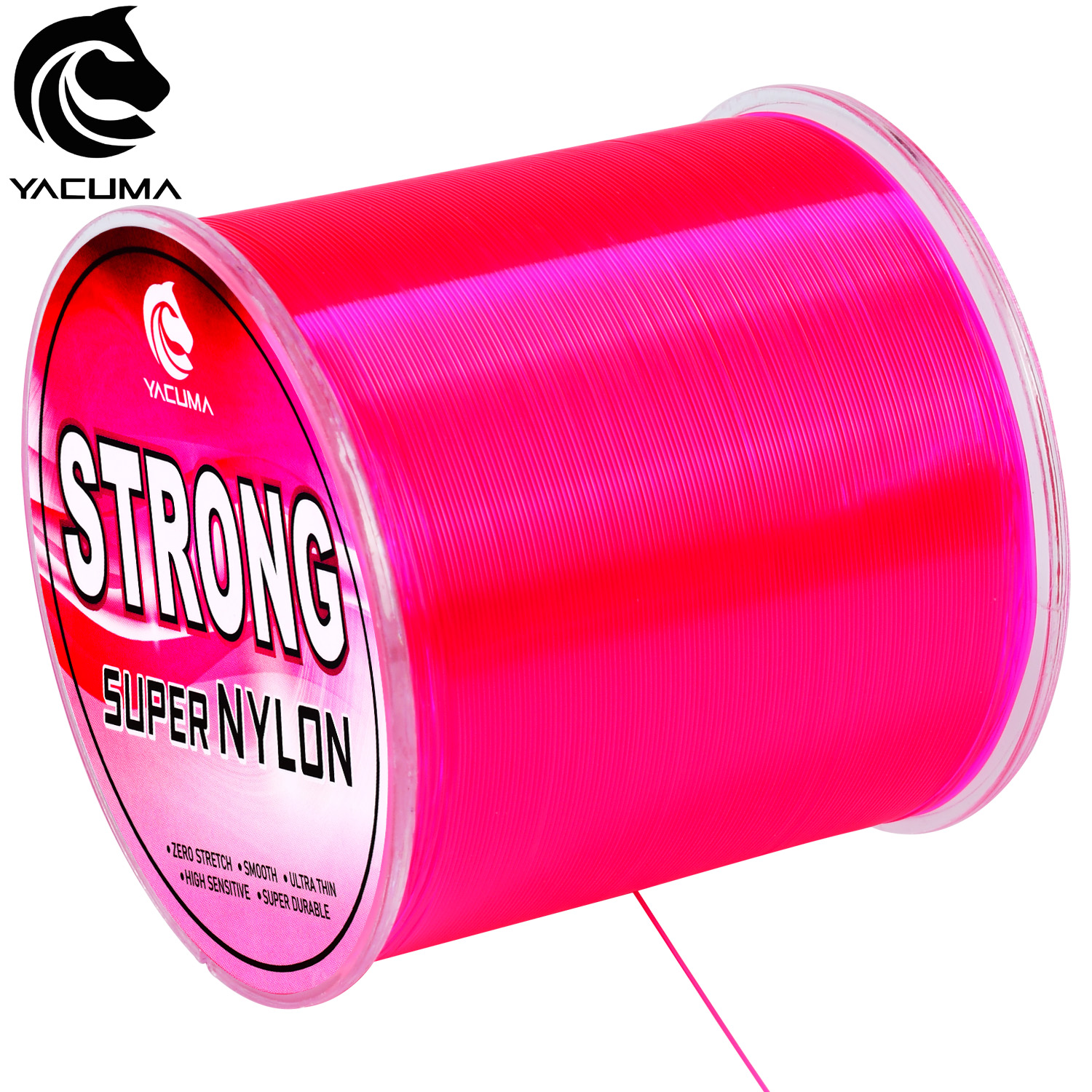 YACUMA 500M-546YDS Strong Pink - Fluorocarbon Line 리뷰 및 가격