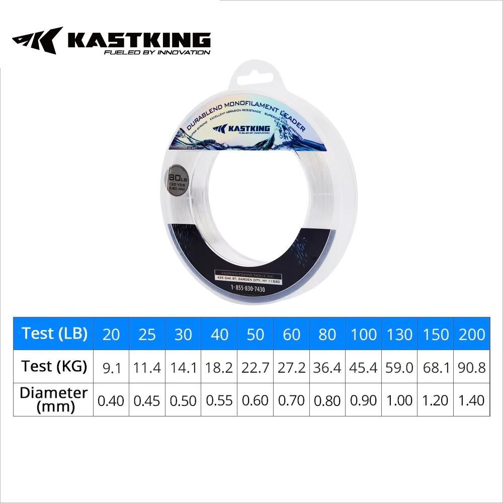 KastKing 20-200LB 110M 0.40-1. - Copolymer Line 리뷰 및 가격