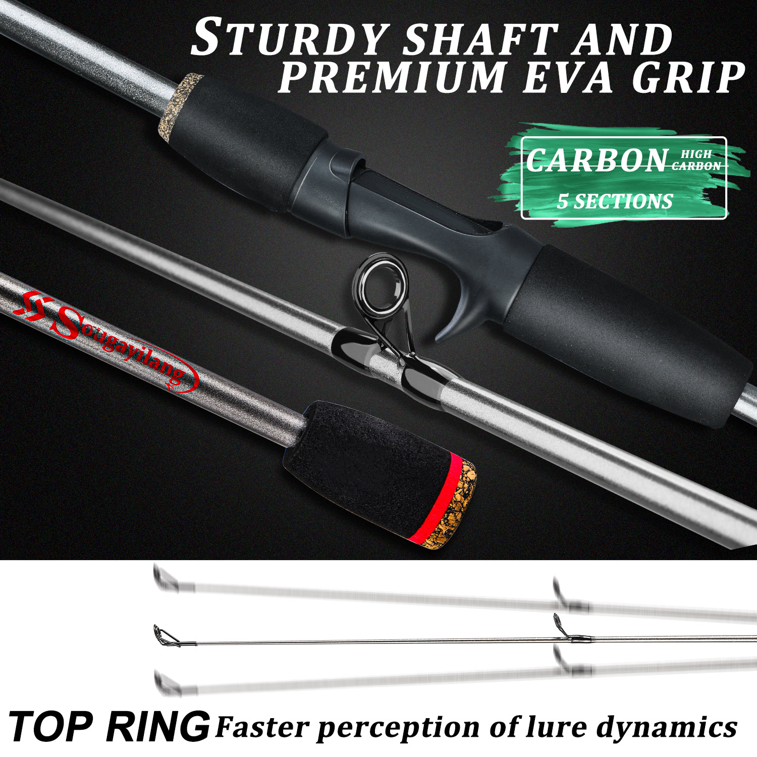 Sougayilang Fishing Rod Combo  - Fishing Line Spooler 리뷰 및 가격