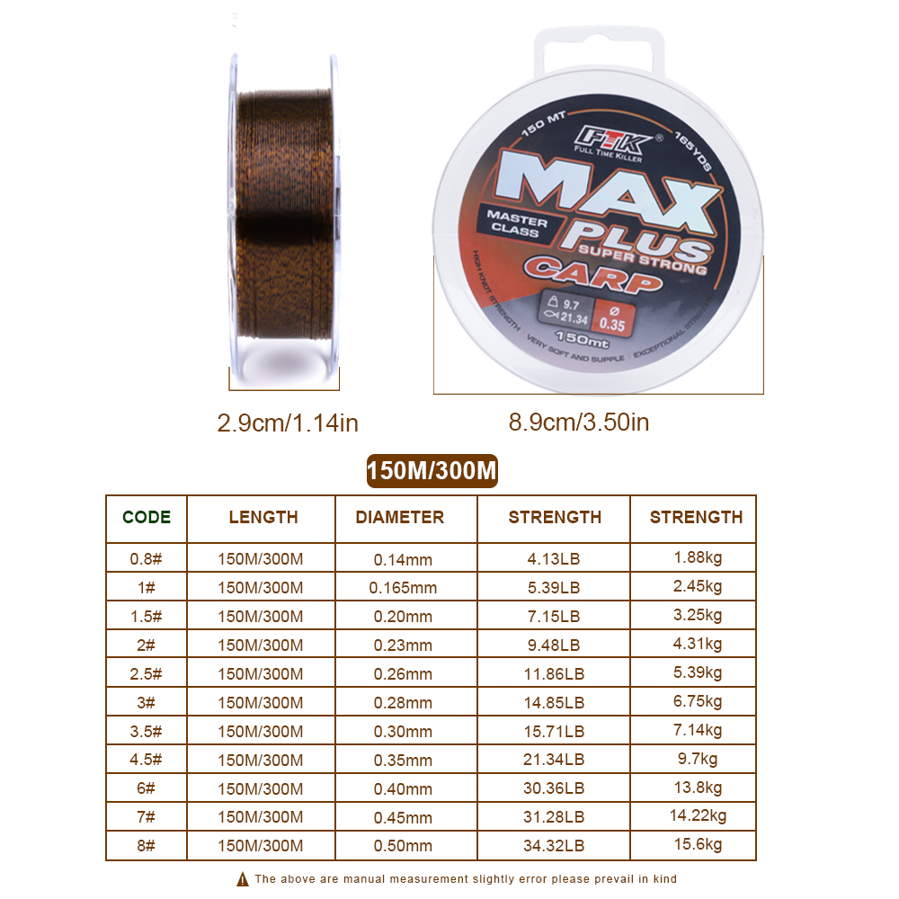FTK 150M/300M Invisible Fluoro - Fluorocarbon Line 리뷰 및 가격